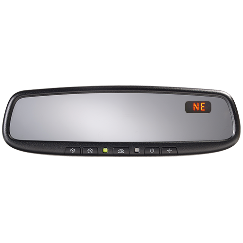 Gentex Auto-Dimming Mirror with HomeLink® & Compass (Orange)